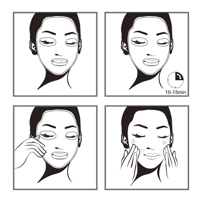 Face Mask Skin Care Plant Facial Mask Moisturizing Oil Control Natural Anti wrinkle Whitening Sheet Mask 5