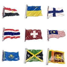 Lychee Life разные страны магнит для холодильника с флагом 3D США холодильник магнитная наклейка украшение дома путешествия сувениры