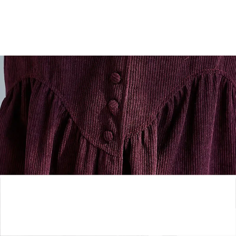 XITAO вельветовое длинное пальто размера плюс женское пальто для женщин модная осенне-зимняя одежда Женская ветровка DMY1258