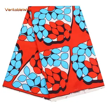 

100% Polyester Laminated Wedding Decoration Abrasion-resistant African Fabric Veritablewax African Real Eco-friendly FP6156