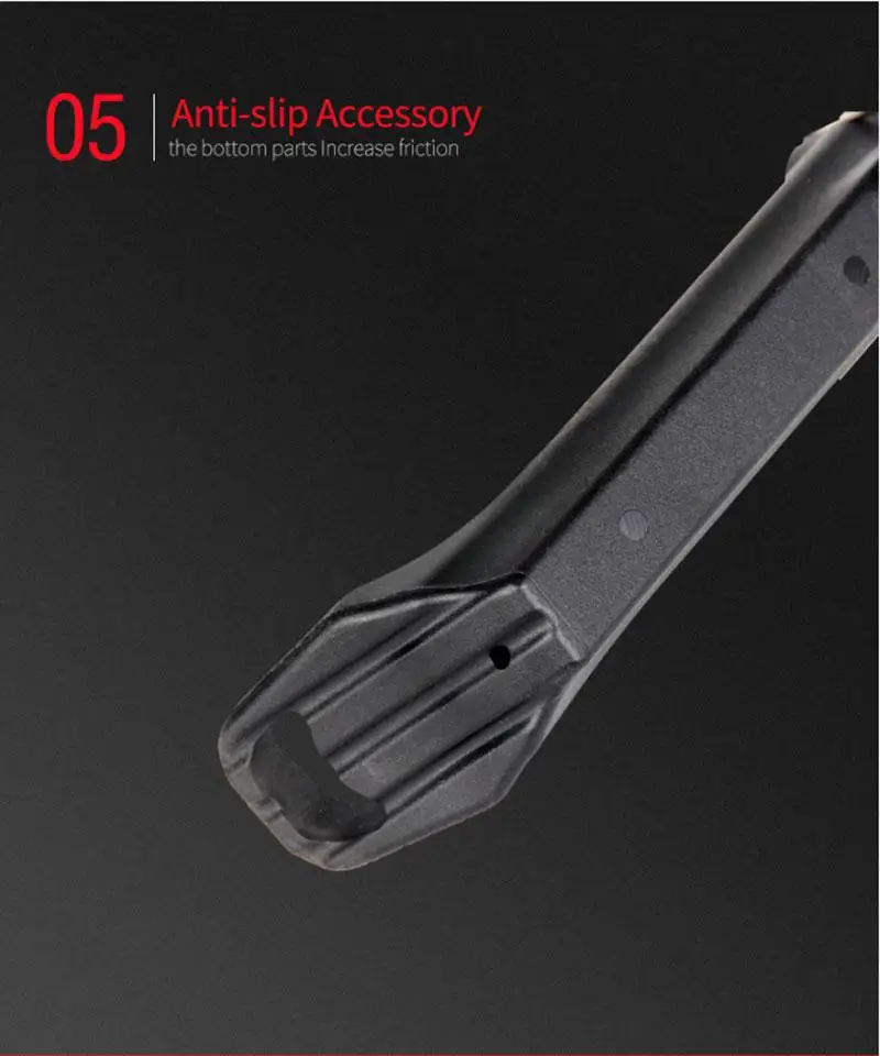Велосипед Kickstand Профессиональный 24-2" Горный алюминиевый сплав/отрегулировать длину/Quick Release велосипед Kick Stand поддержка ноги стойки
