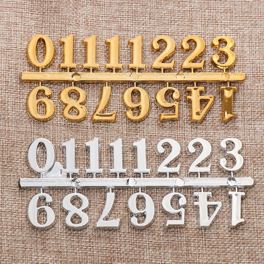 

1 SET Repair Clock Parts DIY Digital Replacement Gadget Arabic Number Bell Clock Numerals Clock Accessories
