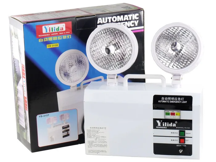

ELIDA YD-3126 Household Automatic Power Failure Emergency Light High-Power Damp-Proof Wet Hand Charging Firefighting Equipment