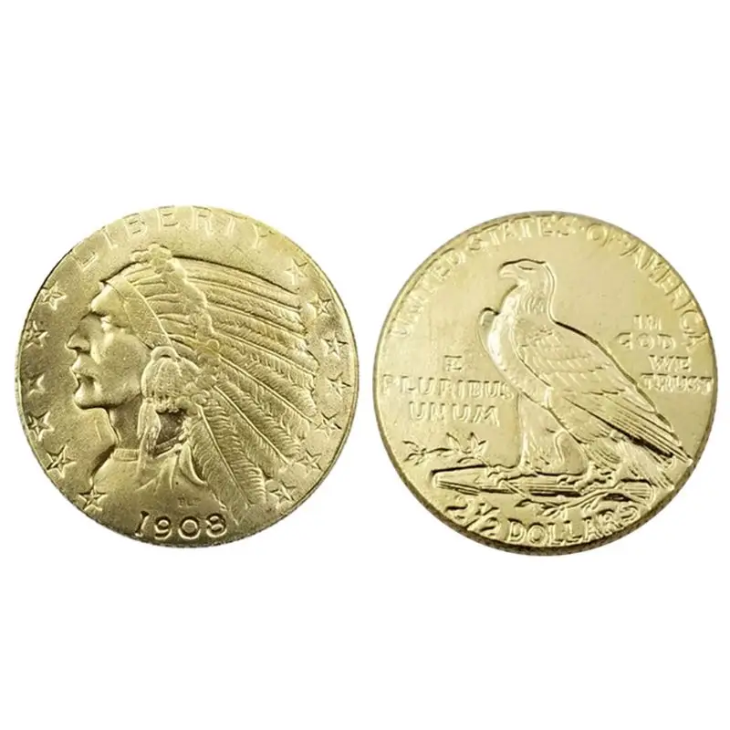 Позолоченная Американская свобода, Юбилейный сувенир для монет, Коллекционная Коллекция монет, художественное ремесло Q9QA