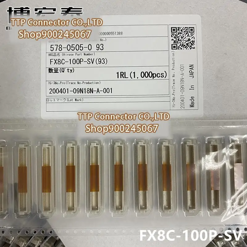 

10pcs/lot Connector FX8C-100P-SV 0.6MM Leg width100P 100% New and Origianl