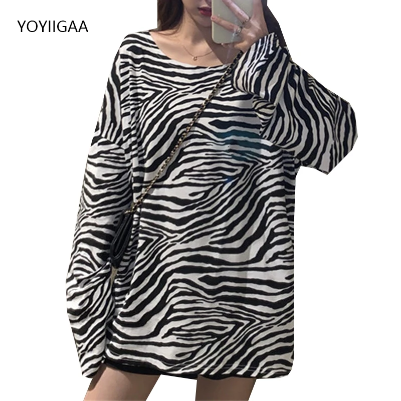 

Leopard T-shirt Women Long Sleeve Tee Tops Fashion Autumn Female T Shirt Casual Tops O-neck Ladies Girls Tshirts Women Clothes