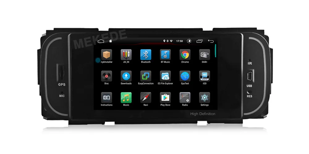 Perfect 5inch Android 9.0 Car DVD Multimedia Player For Jeep/Chrysler/Dodge/Liberty/Wrangler/Sebring/Grand Cherokee with FM BT wifi  DSP 4