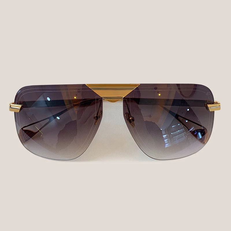No.7 Sunglasses Винтажные зеркальные безободковые солнцезащитные очки, женские винтажные очки, солнцезащитные очки для женщин - Цвет линз: No.7 Sunglasses
