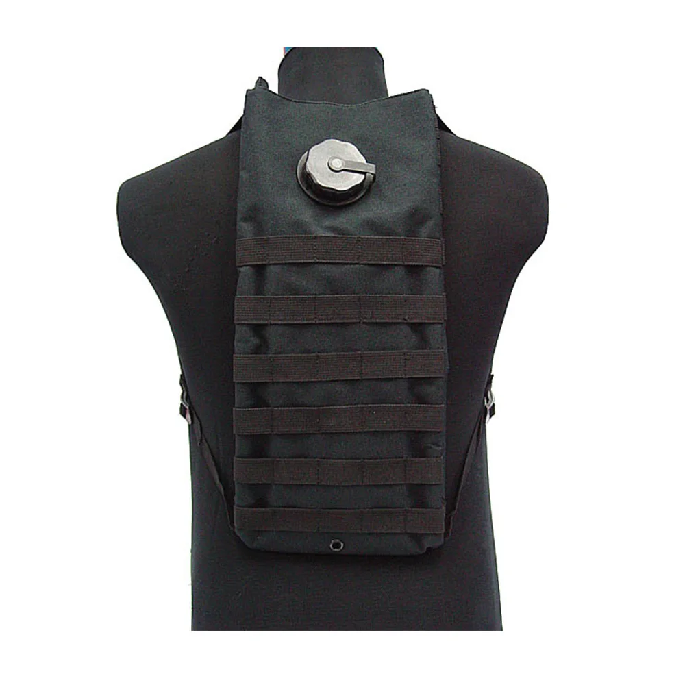 Black Тактический Molle 3L гидратационная система Спорт на открытом воздухе путешествия езда на велосипеде велосипед сумка для воды рюкзак с мочевым пузырем - Цвет: Black