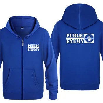 

Zipper Hoodies Men Music Rock Public Enemy Mens Hoodie Hip Hop Fleece Long Sleeve Man's Jacket Coat Sweatshirt Tracksuit Skate
