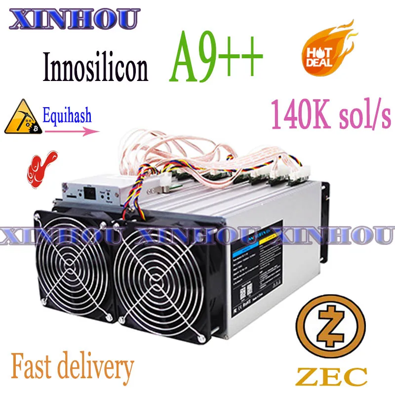 Используется Asic miner Innosilicon A9 + + ZMaster 140K Equihash miner Zcash BTG Mining лучше, чем A9 Antminer Z9 z9mini Z11 Z11j Z11e K5