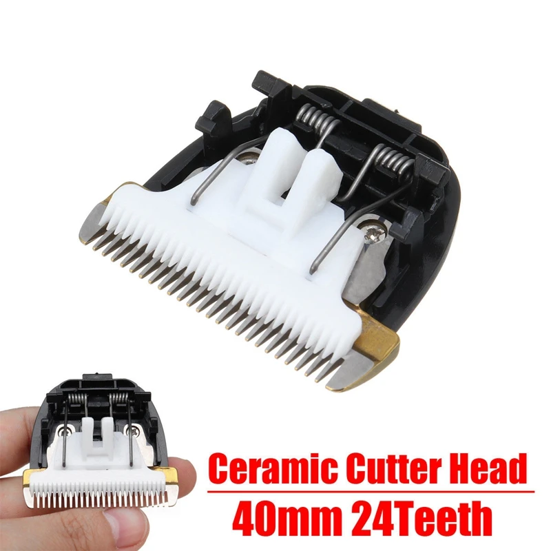 Dog Grooming Ceramic Cutter Head Razor Blade hair accessories scissors for cutting 40Mm 24 Teeth for Animal Clipper Trimmer