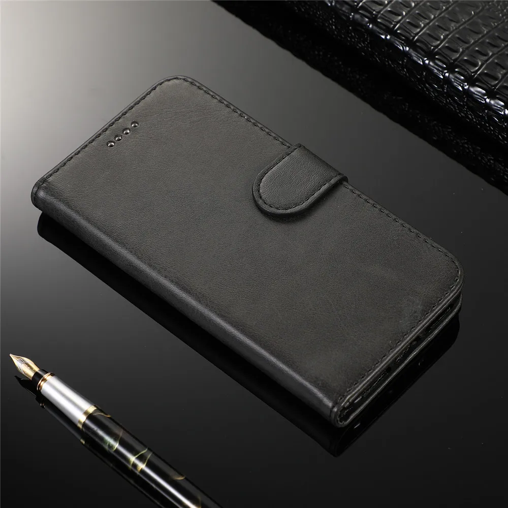 Black FeiFan Флип Чехол Для samsung Galaxy A50 A30 A20 A40 A70 S10 S9 S8 плюс A20E M10 A10 M20 M30 S7 S6 Edge Note 9 8 S10e кожаный чехол - Цвет: Black FeiFan