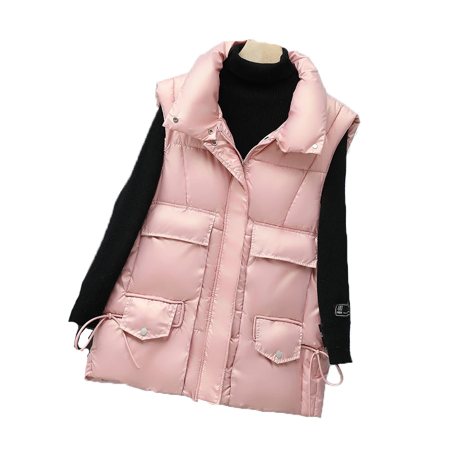 Winter Vest Jacket Women Tops New 