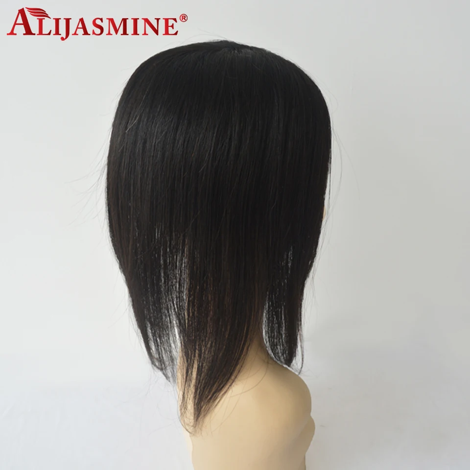 Али Жасмин 14x16 размер мужской женский парик в парик из натуральных волос s лента с зажимами бразильский парик из натуральных волос Remy