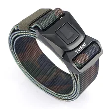 Tactical Nylon Military Waistband Adjustable Airsoft Combat Training Waist Belt Men Hunting Accessories Belts