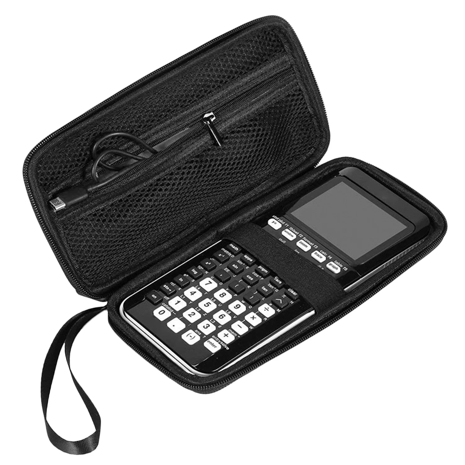 

Portable EVA Hard Shell Graphing Calculators Carrying Storage Case Bag Pouch Cover for TI-83 PLUS TI-84 PLUS TI-84 PLUS CE