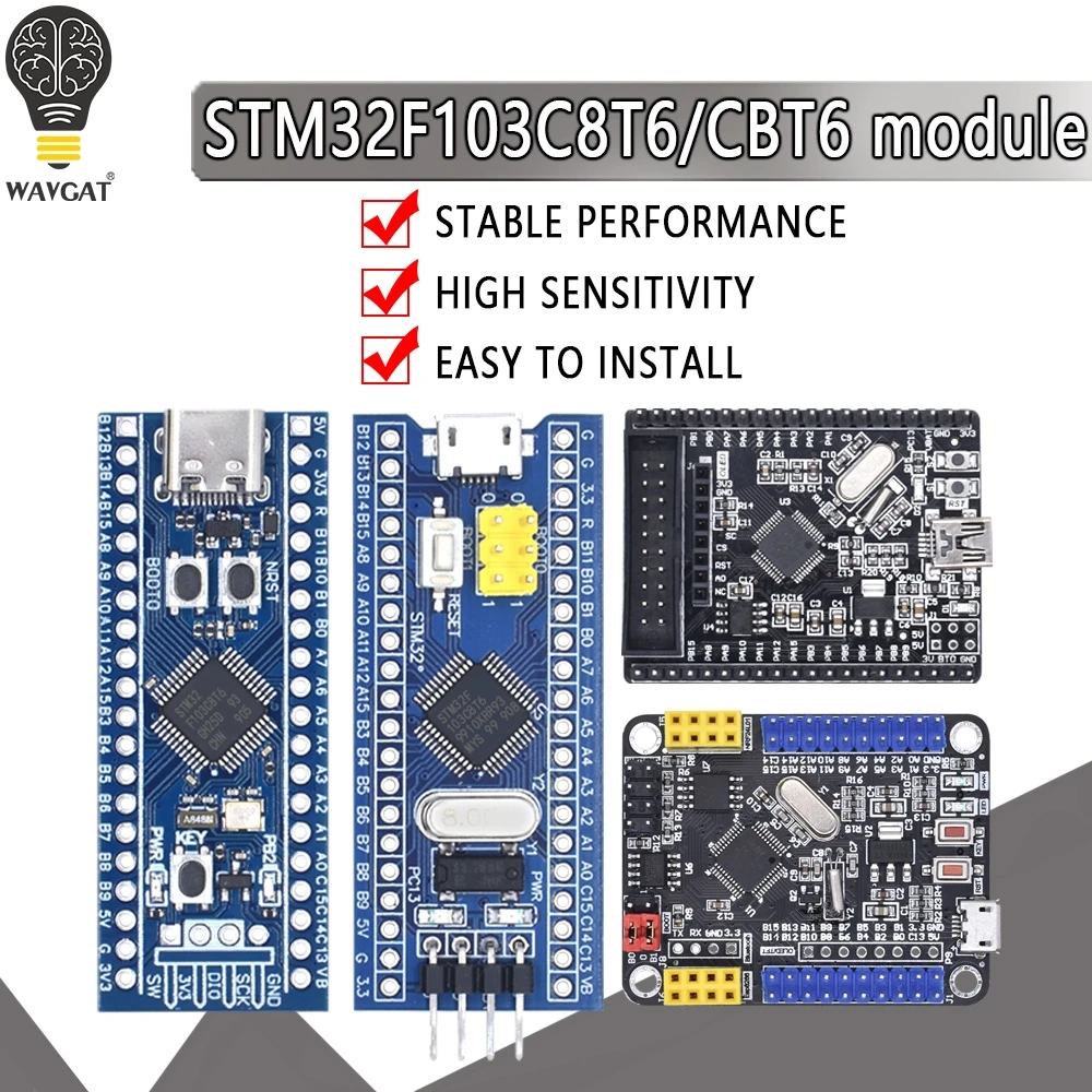 STM32F103C8T6 STM32F103CBT6 ARM STM32 минимальная системная плата модуля для arduino | Отзывы и видеообзор