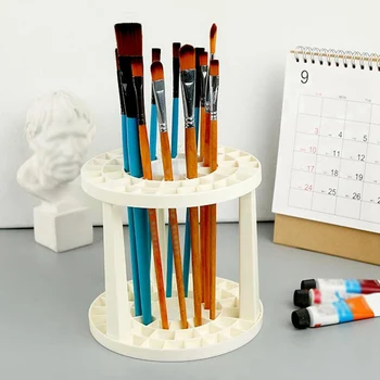 

1pcs Paint Brush Pen Holder 49 Holes Pen Rack Display Stand Support Holder Painting Brush Pen Holder Art Supplies