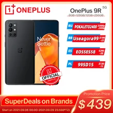 Global Rom OnePlus 9R 9 R 5G Smartphone 8GB 128GB Snapdragon 870 120Hz AMOLED Display 65W Warp 48MP Quad OnePlus Official Store
