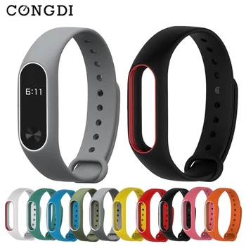 

Congdi Mi Band 2 Wrist Strap Belt Silicone Colorful Sport Wristband for Mi Band 2 Smart Bracelet for Xiaomi Band 2 Accessories