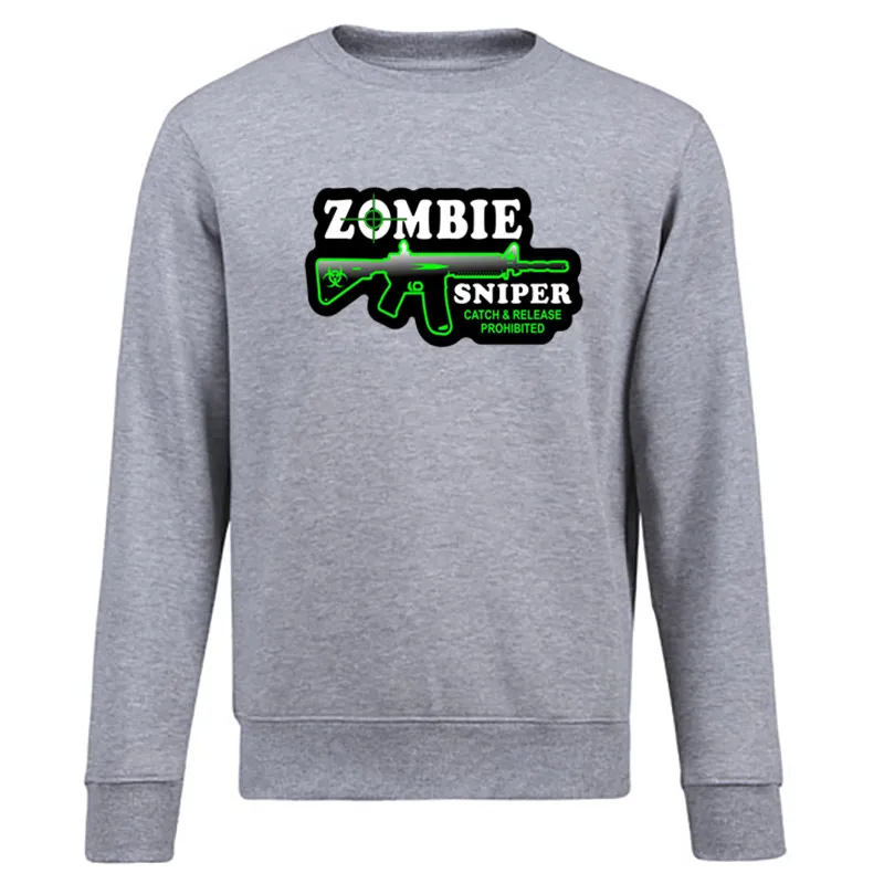 

Cartoon ZOMBIE Sniper Bio Hazard Retro-riflettente Decalcomania Fashion Sweatshirts Anime Printed Cool Sweatshirt Hip Hop
