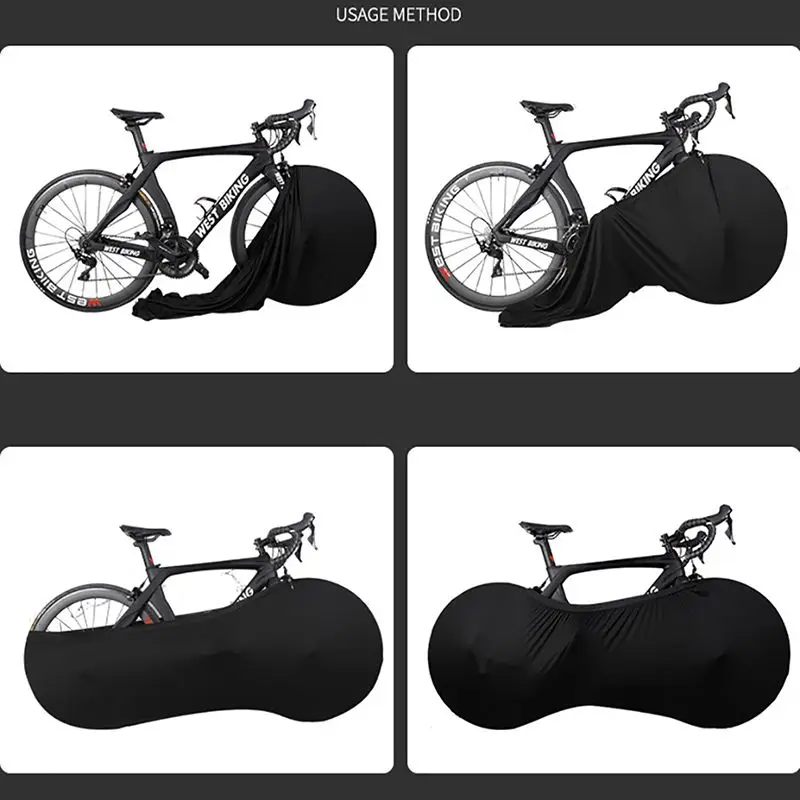 УФ-погодные универсальные велосипедные Чехлы для колес, упругие антипылевые устойчивые к ржавчине водонепроницаемые защитные сумки для хранения