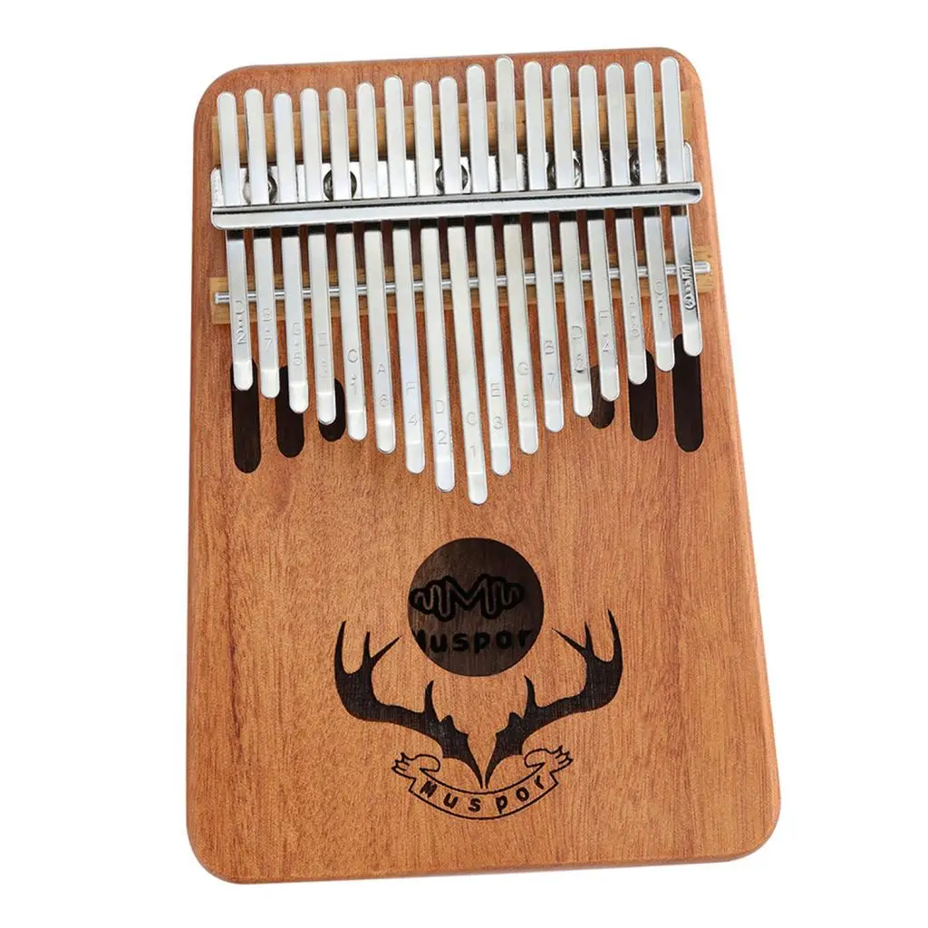 Portable Mahogany 17-Key Kalimba Finger Thumb Piano for Music Lover Party Musical Instruments Percussion Instruments