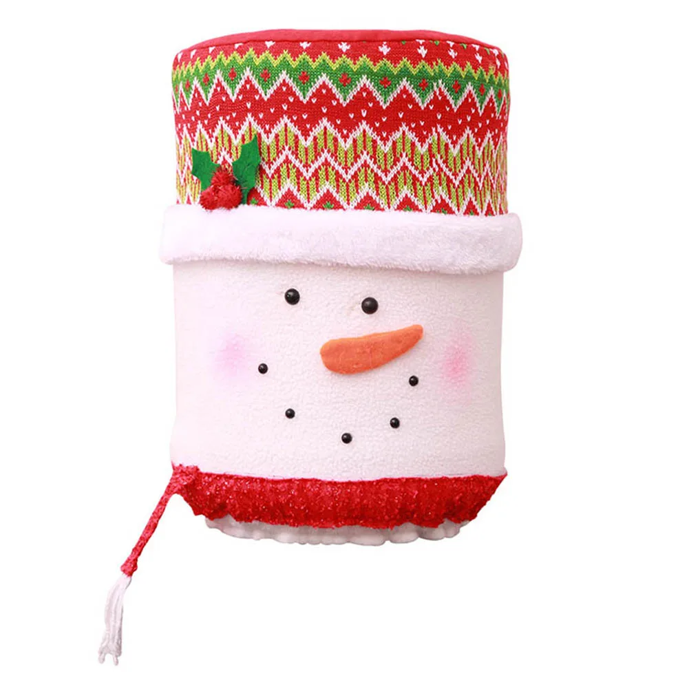 Snowman Рождество 5 галлонов диспенсер для воды крышка бутылки Санта/Лось/Снеговик кухонное украшение для дома K888 - Цвет: Snowman
