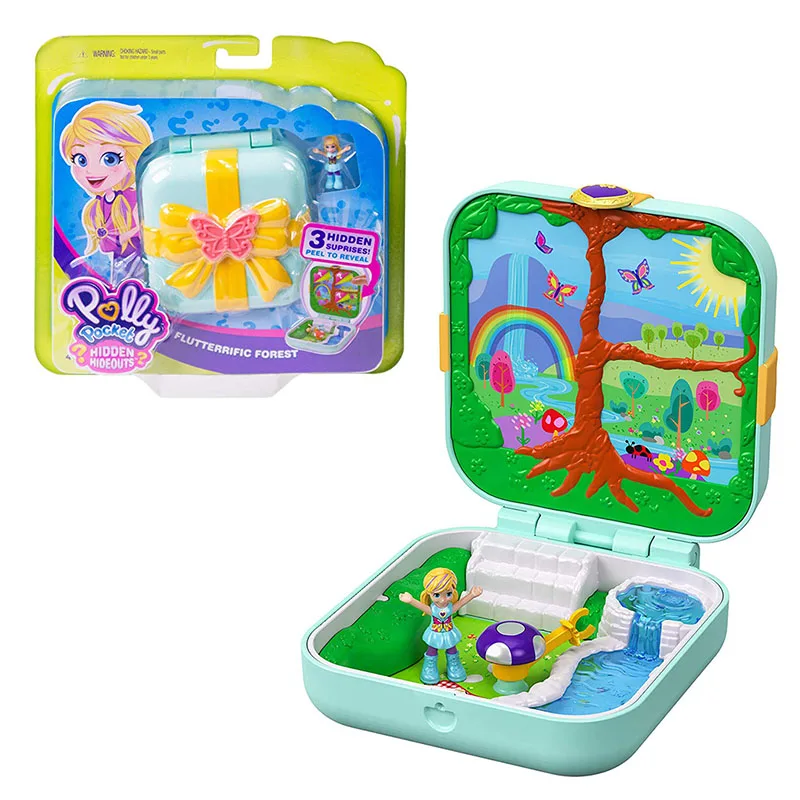 Polly Карманный мир бассейн вечерние игровые наборы сюрприз Коробка С Сокровищами роскошный автомобильный дорожный костюм игрушки для девочек подарок на день рождения - Цвет: GDK79