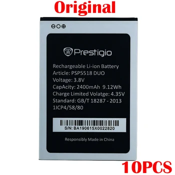 

100% Original 2400mAh 10PCS PSP5518 DUO Battery For Prestigio Muze X5 Lte Phone In Stock Newly Production High Quality Battery