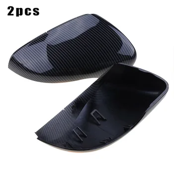 

Carbon Fiber Style Rearview Mirror Cover Cover Cap For Golf MK6 2010-2013 2x L/R