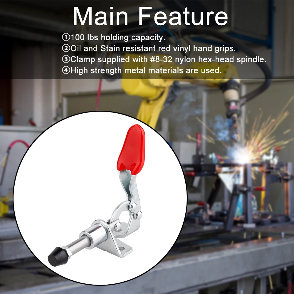

Anti-Slip U Shape Toggle Clamp Holding Capacity Push Pull Toggle Clamp Vertical/Horizontal Type for Hand Tools