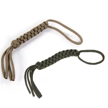 Новая 2 шт Паракорд квадратный Плетеный нож/ffashlight/ключи/Usb накопители Талреп-хаки и армейский зеленый