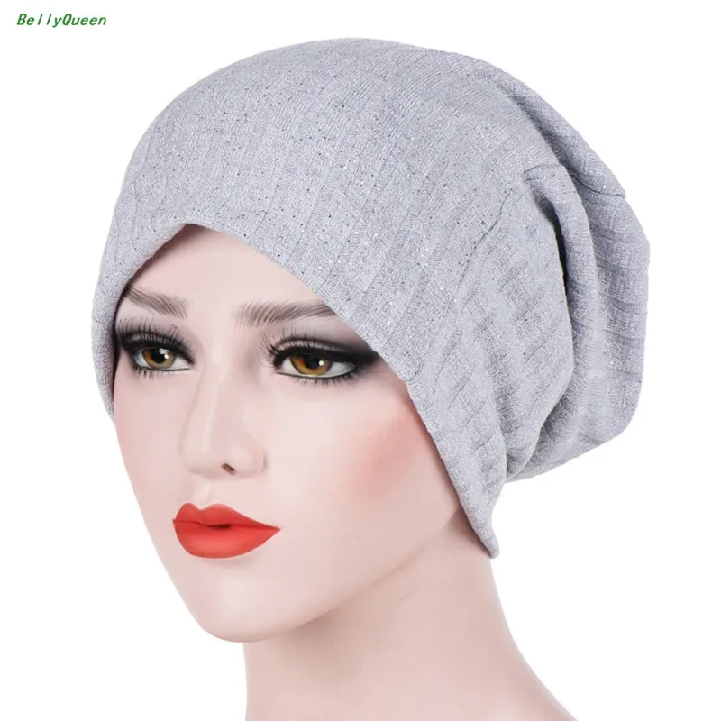 Светло-серый Для женщин Для мужчин Skullies Зимняя шерстяная одежда Beanies turban шапка двойной Слои вязаный Кепки капота LX9D - Цвет: Светло-серый