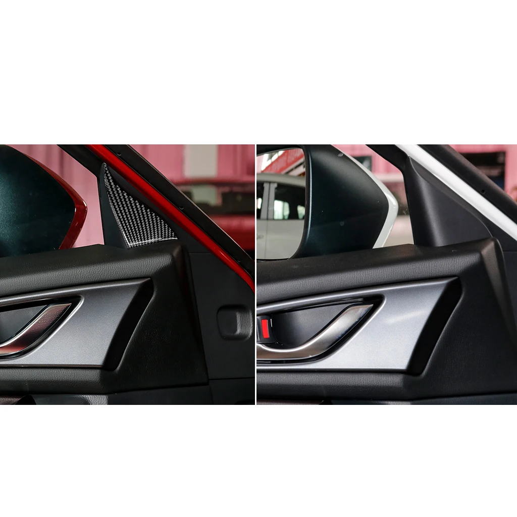 Подходит для Mazda 3 Axela 2017 2018 декоративная Обложка из углеродного волокна передней