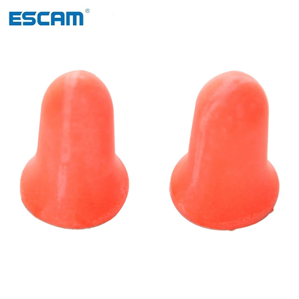 ESCAM 10pairs/lot  Ear Plugs High-quality Foam Anti Noise Ear Protection Sleep Soundproof Earplugs Workplace Safety Supplies chlorine escape respirator