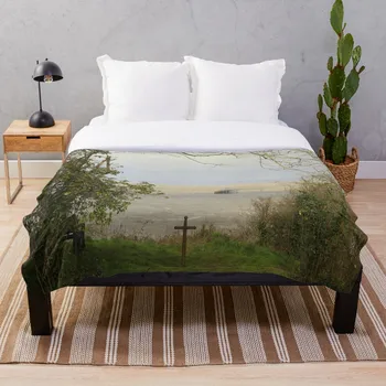 

Soft Blanket for Bed Sherpa Flannel Fleece Blanket Home Travel Sofa Soft Throw Blanket The Church Hill View Of The Clevedon Pier