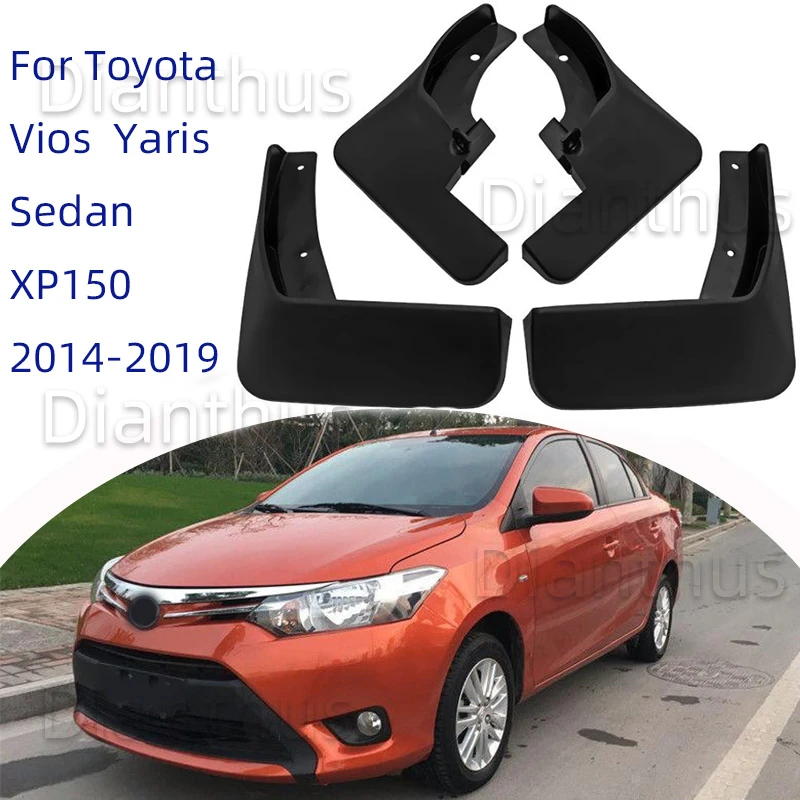 Guardabarros delantero y trasero para coche, accesorios Vios para Toyota Yaris XP150 150 2014 2019 2015 2016 2017 2018|Guardabarros| - AliExpress
