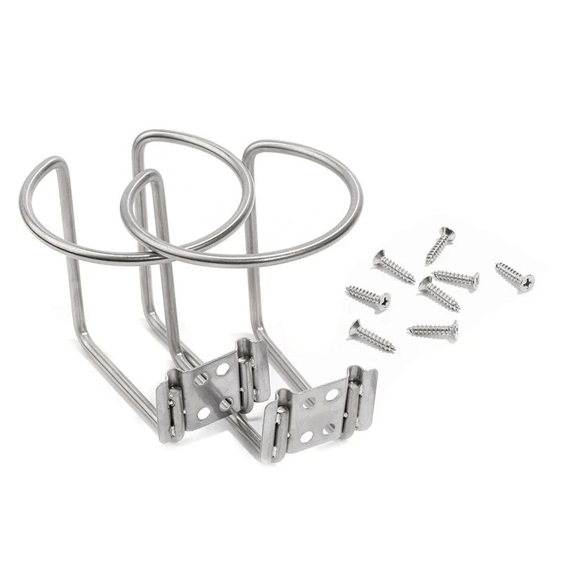 

2Pcs Stainless Steel Boat Ring Cup Drink Holder Universal Drinks Holders for Marine Yacht Truck Rv Car Trailer Hardware