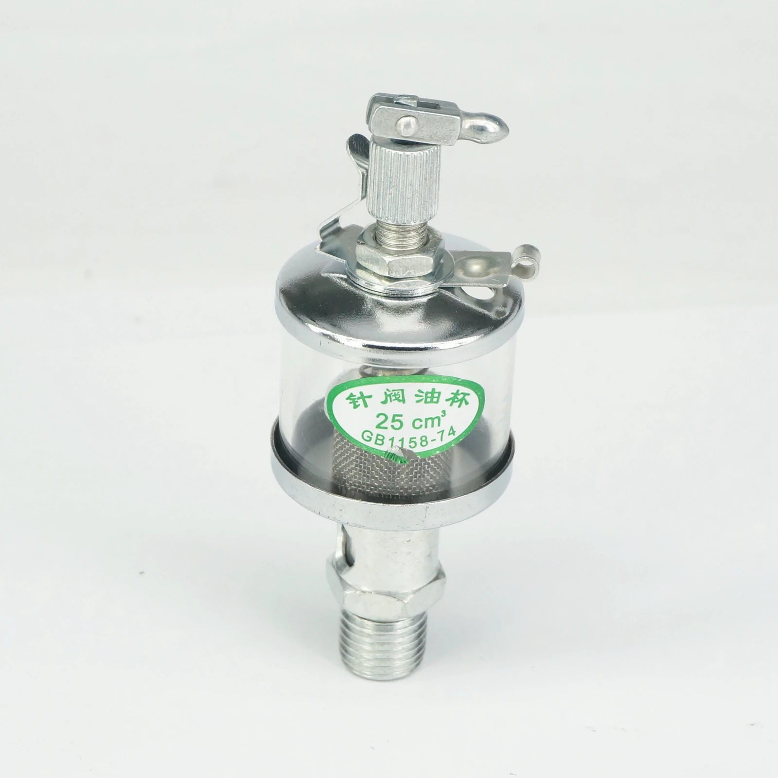 

M8*1 M10*1 M14*1.5 16ml 25ml Glass Iron Sight Gravity Drip Feed Oiler Lubricator For Hit Miss Engine Steam