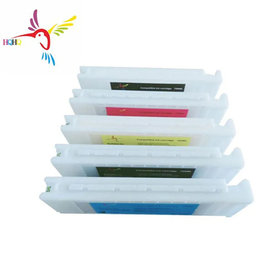 

700ml 5pcs/setT6941-t6945 Ink Cartridges for Epson T3000 T5000 T7000 With sublimation Ink t3000 ink cartridge with update chip