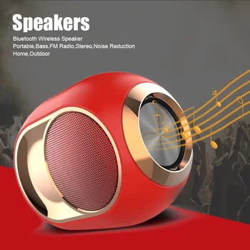 

Bluetooth Wireless Speaker Portable Bass FM Radio Stereo Noise Reduction for Home Outdoor DQ-Drop