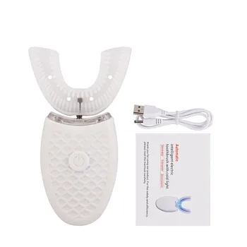 

Waterproof U Shape Ultrasonic Wave Toothbrush USB Rechargeable Automatic Electric Tooth Brush Cleaning Teeth Brush 4 Modes