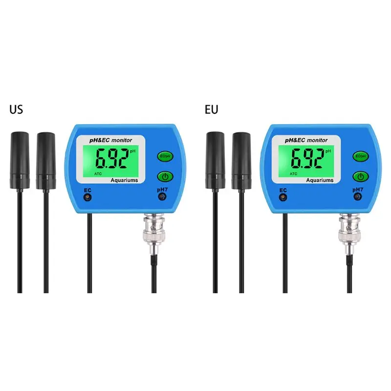 

Mini Multifunction pH / EC BS 2 in 1 Water Quality Tester Pool Monitor Meter US