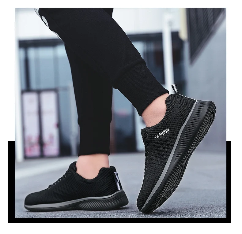 Summer Breathable Men's Casual Shoes Mesh Breathable Man Casual Shoes Fashion Moccasins Lightweight Men Sneakers Hot Sale 35-48
