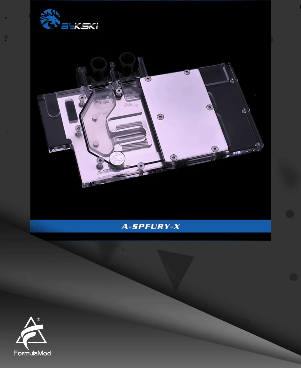 Bykski A-SPFURY-X, полное покрытие видеокарты блок водяного охлаждения для Sapphire R9 Fury 4G HBM