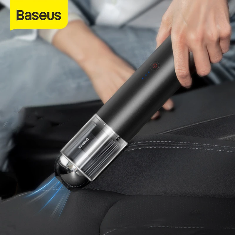 Baseus ワイヤレス車用掃除機pa ミニ車の掃除機 Ledライト付き 車内用 Vacuum Cleaner Aliexpress