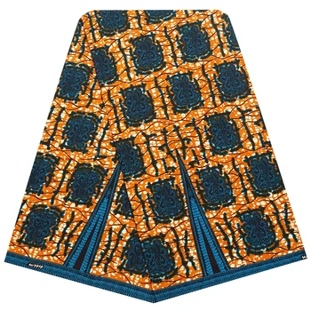 

Ankara fabric African real wax print high quality 100% cotton soft veritable real wax