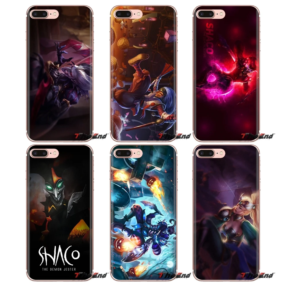 Для iPhone XS Max XR X 4 4s 5 5S 5C SE 6 6S 7 8 Plus samsung Galaxy J1 J3 J5 J7 A3 A5 чехлы для телефонов Janna Shaco League of